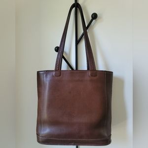 Coach Bleeker Brown Leather Tote